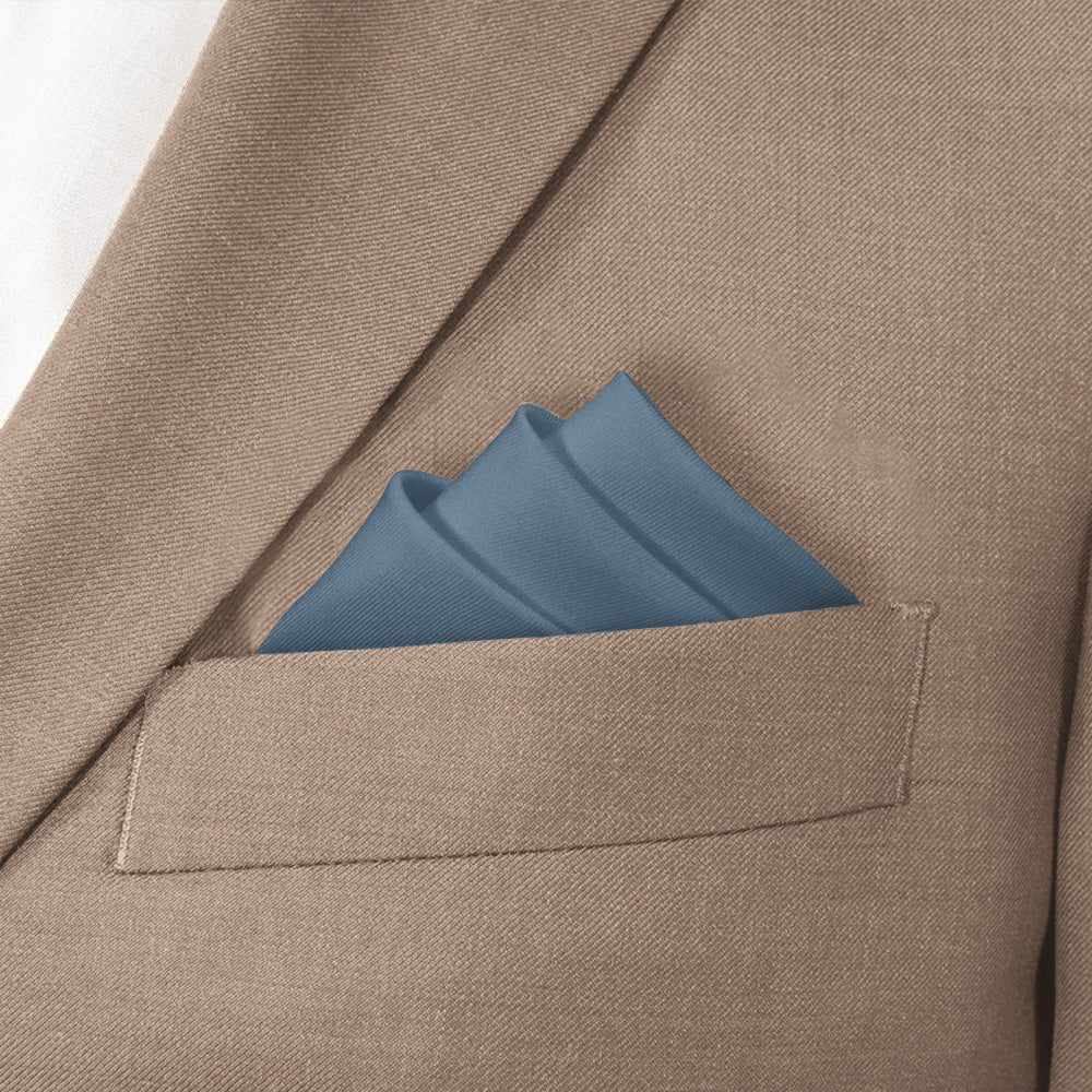 Azazie Twilight Pocket Square - Stairs Fold - Knotty Tie Co.