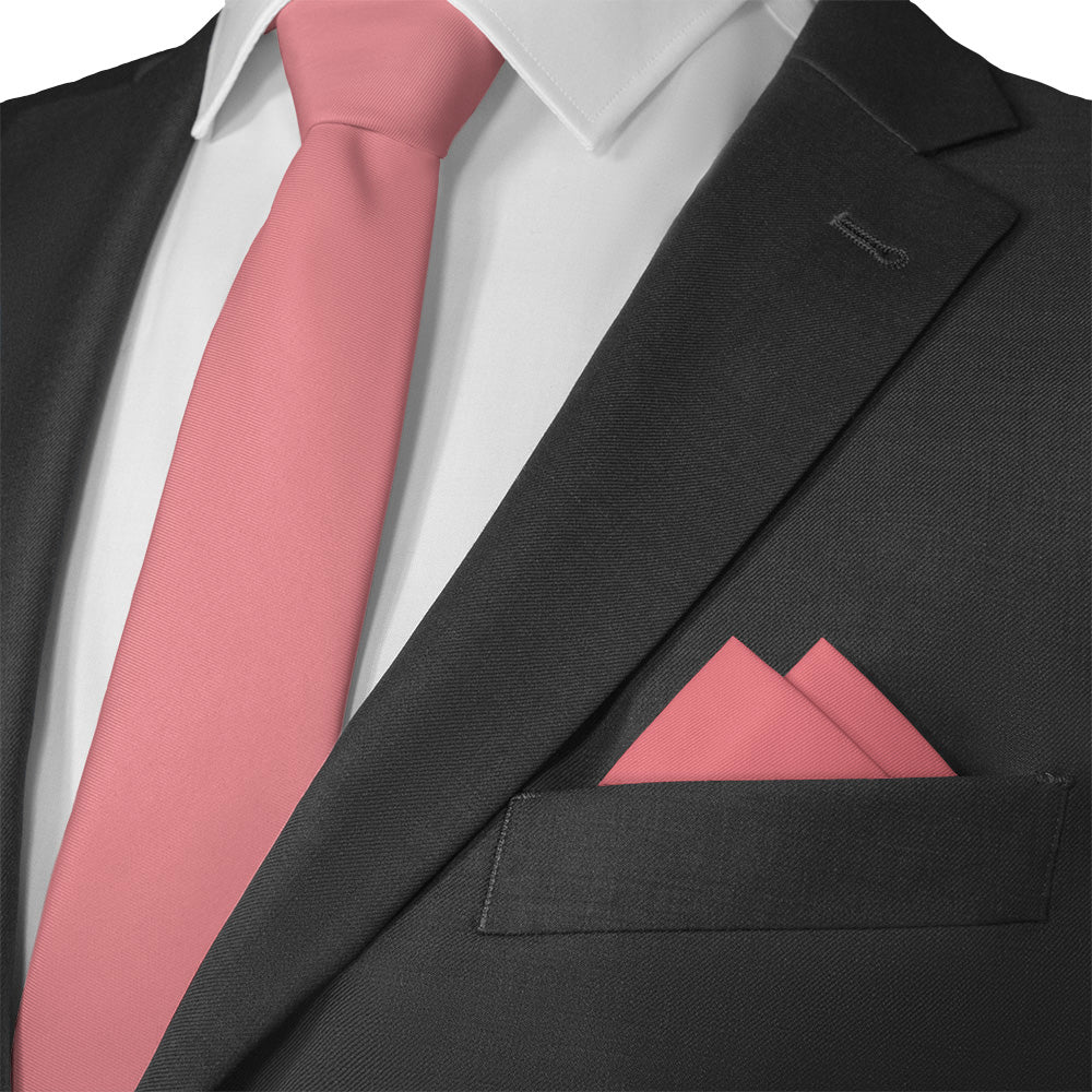 Azazie Watermelon Pocket Square - 12" Square - Knotty Tie Co.