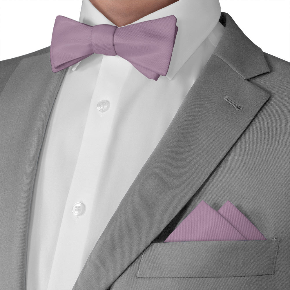 Azazie Wisteria Pocket Square - Matching Bow Tie - Knotty Tie Co.