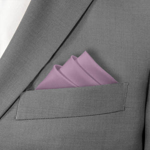 Azazie Wisteria Pocket Square - Stairs Fold - Knotty Tie Co.