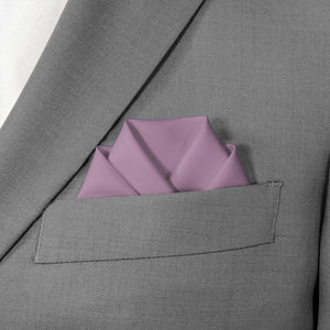 Azazie Wisteria Pocket Square - Scalloped Fold - Knotty Tie Co.