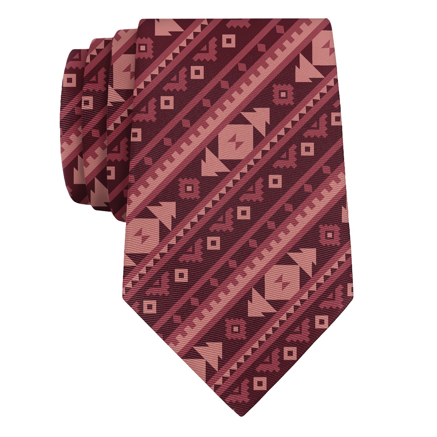 Azteca Necktie - Rolled - Knotty Tie Co.