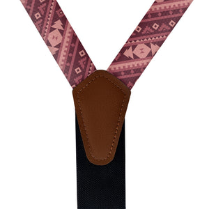 Azteca Suspenders - Vegan Leather Y-Back - Knotty Tie Co.