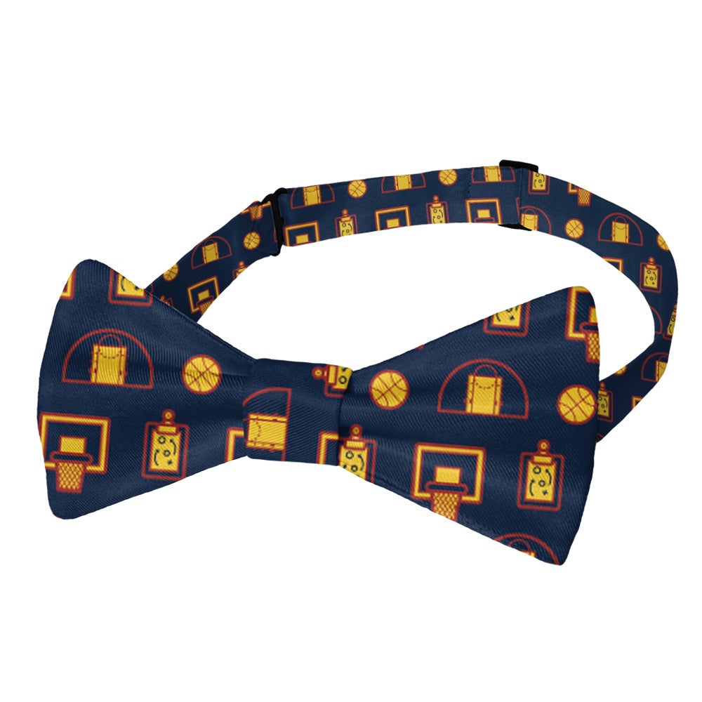 Backcourt Basketball Bow Tie 3 Pretied - Knotty Tie Co.