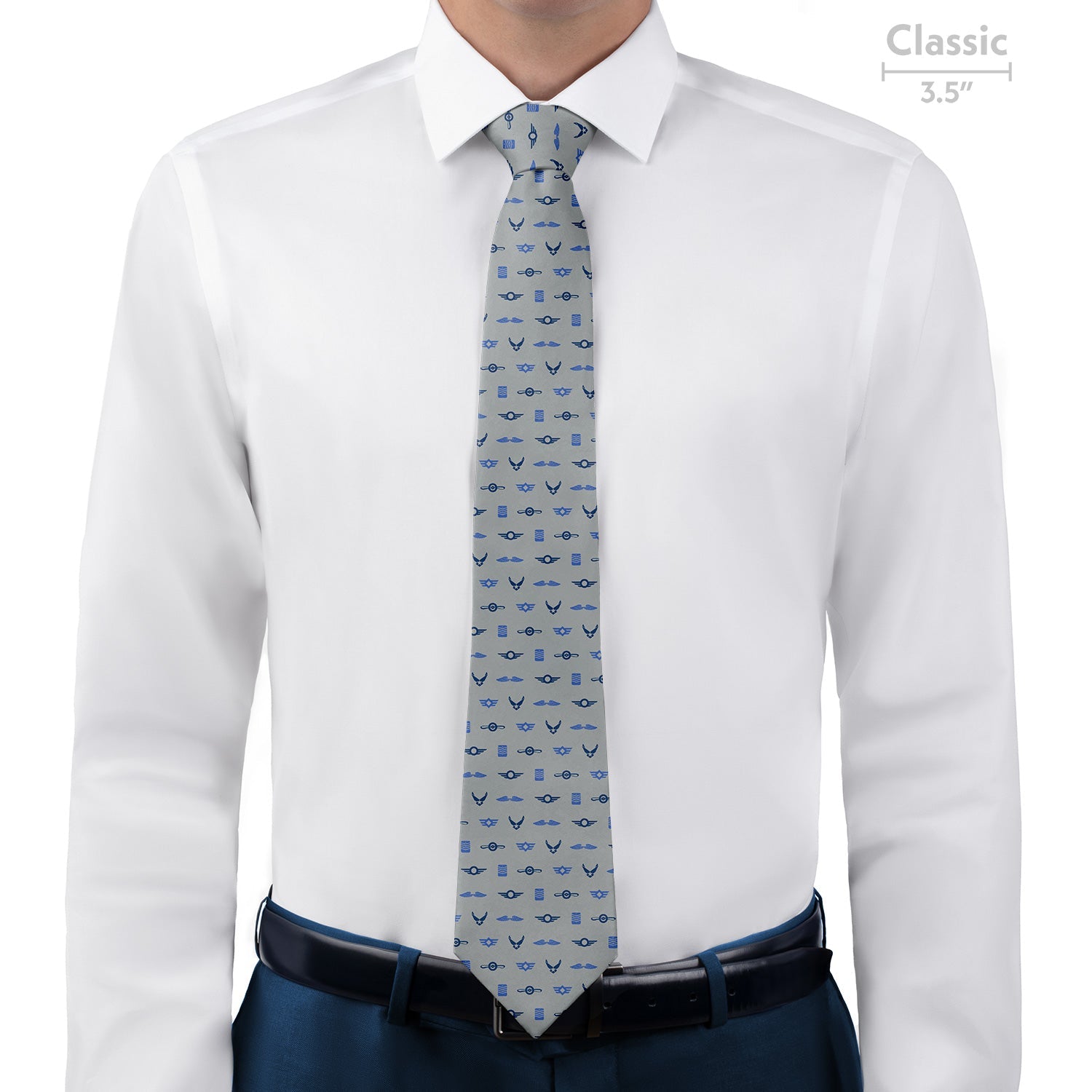 Badge of Honor Necktie - Classic - Knotty Tie Co.