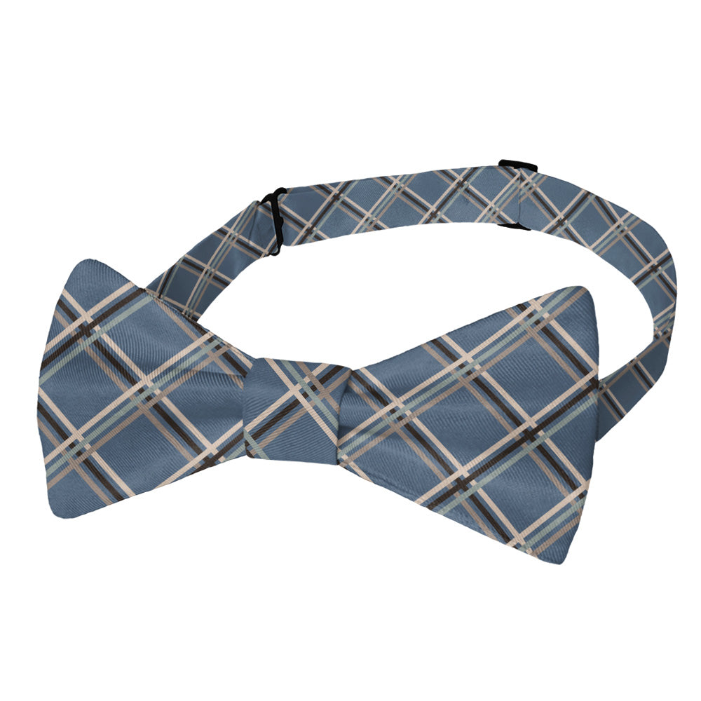 Baker Plaid Bow Tie - Adult Standard Self-Tie 14-18" - Knotty Tie Co.