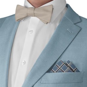 Baker Plaid Pocket Square - Matching Bow Tie - Knotty Tie Co.