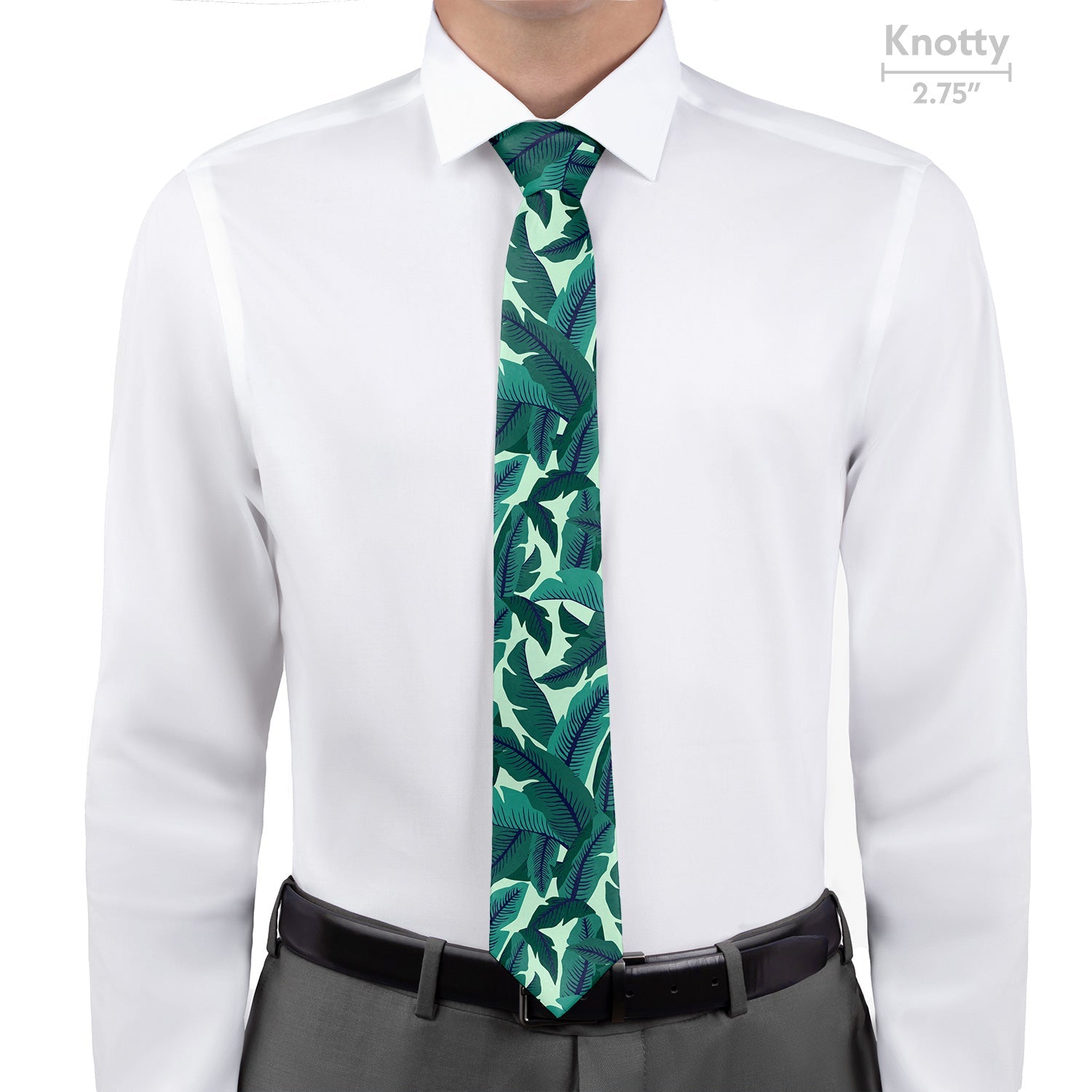 Banana Leaves Necktie - Knotty - Knotty Tie Co.