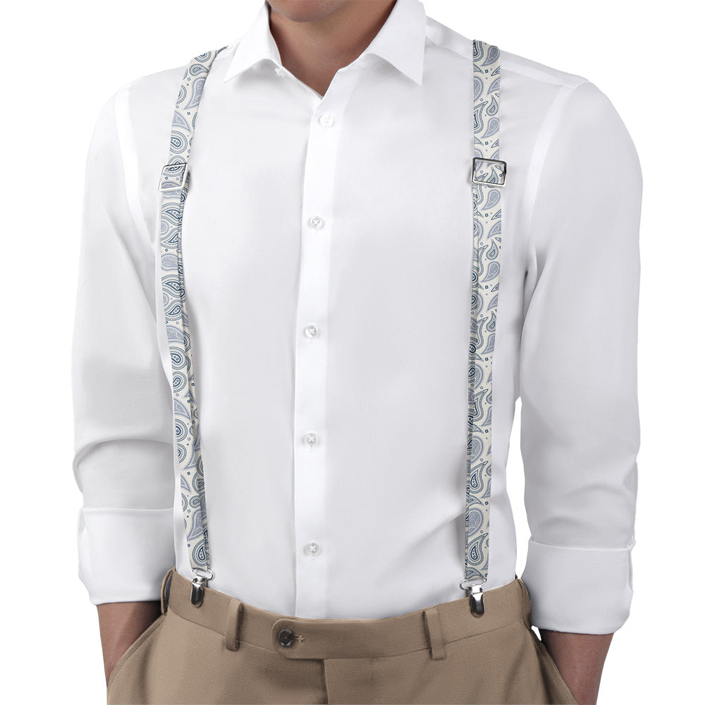 Bandana Paisley Suspenders - Main View - Knotty Tie Co.