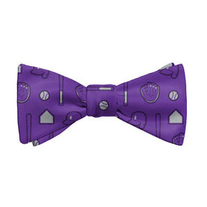 Bases Loaded Baseball Bow Tie 1 Main - Knotty Tie Co.