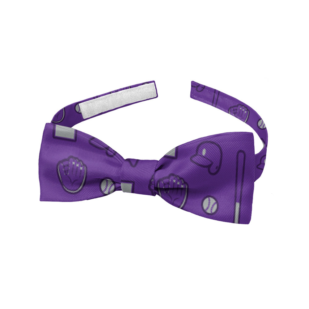 Bases Loaded Baseball Bow Tie 5 Baby - Knotty Tie Co.