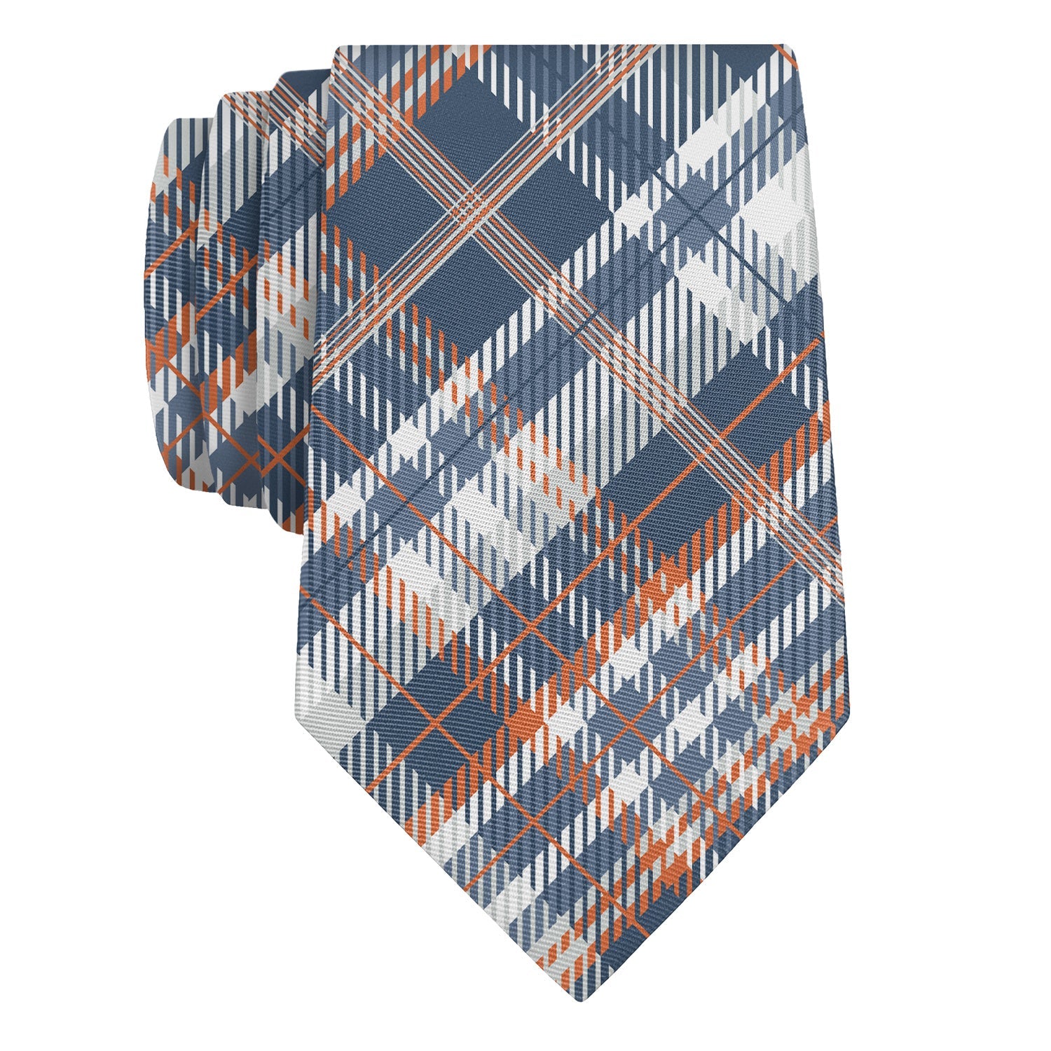 Baskerville Plaid Necktie - Rolled - Knotty Tie Co.