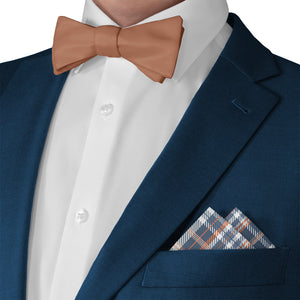 Baskerville Plaid Pocket Square - Matching Bow Tie - Knotty Tie Co.