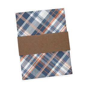 Baskerville Plaid Pocket Square - Packaging - Knotty Tie Co.