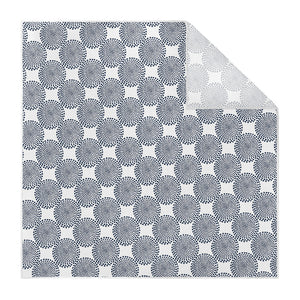 Batik Geometric Pocket Square - Printed - Knotty Tie Co.