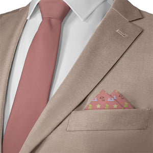 Beach With Friends Pocket Square - Matching Necktie- Knotty Tie Co.