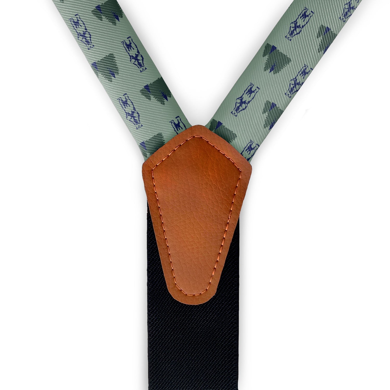 Bear in the Woods Suspenders - Hardware and Strap - Knotty Tie Co.