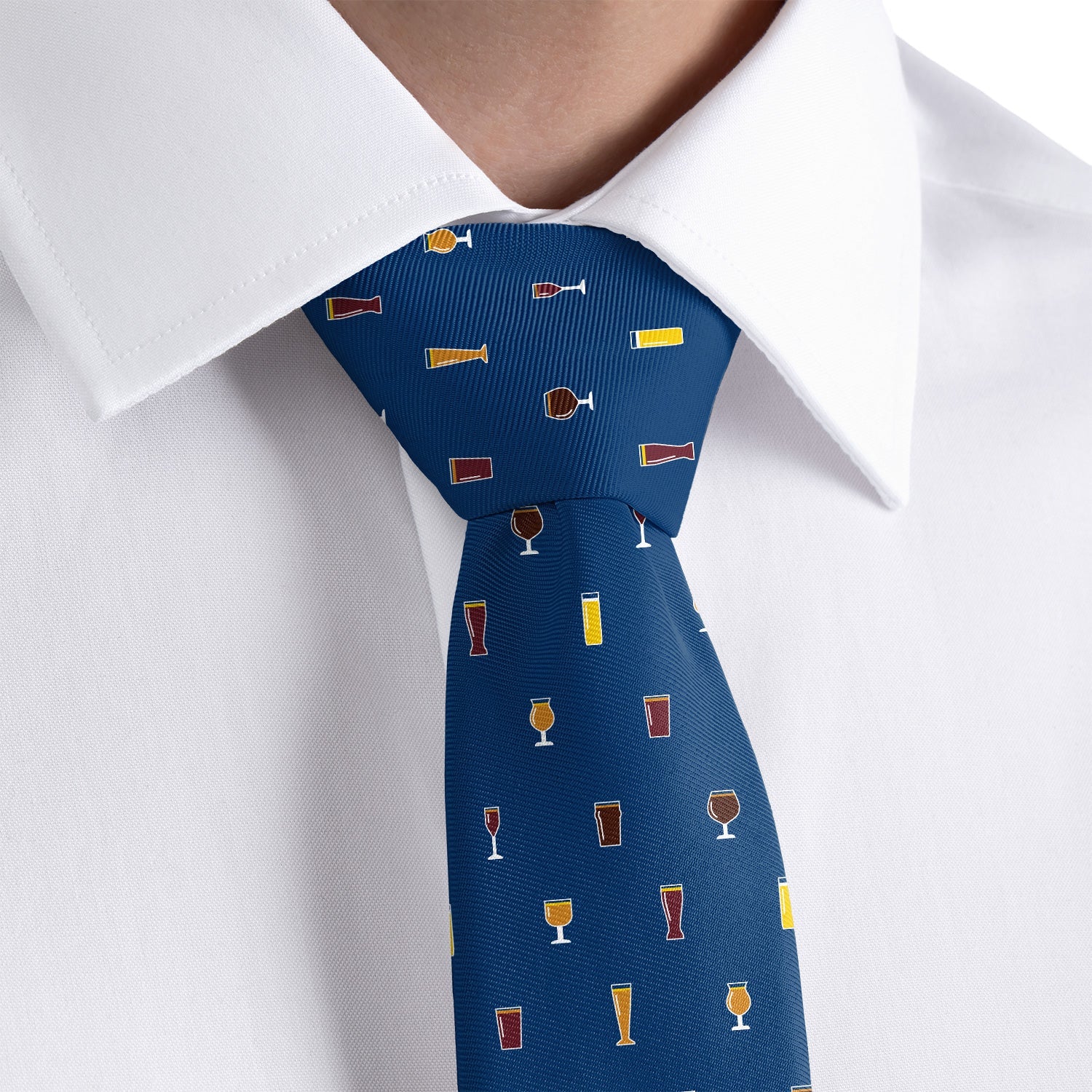 Beer Glasses Necktie - Dress Shirt - Knotty Tie Co.