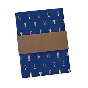 Beer Glasses Pocket Square - Packaging - Knotty Tie Co.