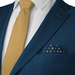 Beer Hops Pocket Square - Matching Necktie- Knotty Tie Co.