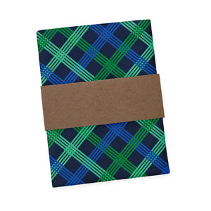 Belmont Plaid Pocket Square - Packaging - Knotty Tie Co.