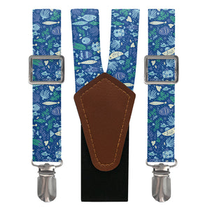 Below the Sea Suspenders - Main View - Knotty Tie Co.