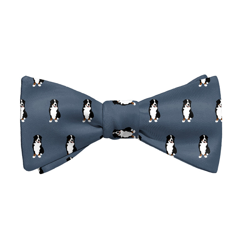 Bernese Mountain Dog Bow Tie - Adult Standard Self-Tie 14-18" - Knotty Tie Co.