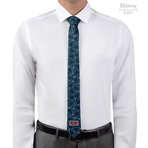 Custom Bert 1 Logo Tie - Skinny - Knotty Tie Co.