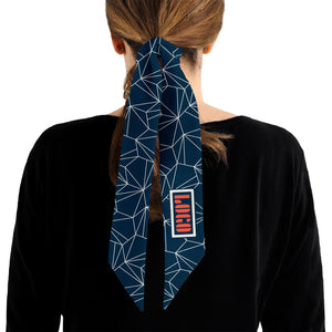 Bert 4 Hair Pony Tail Logo Scarf - Knotty Tie Co.