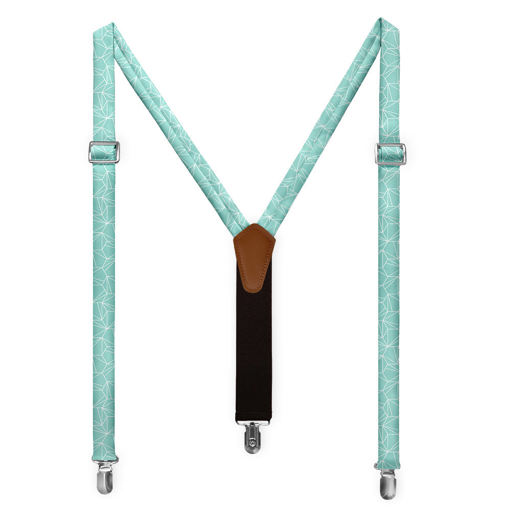 Bert Geometric Suspenders - Full Front View - Knotty Tie Co.