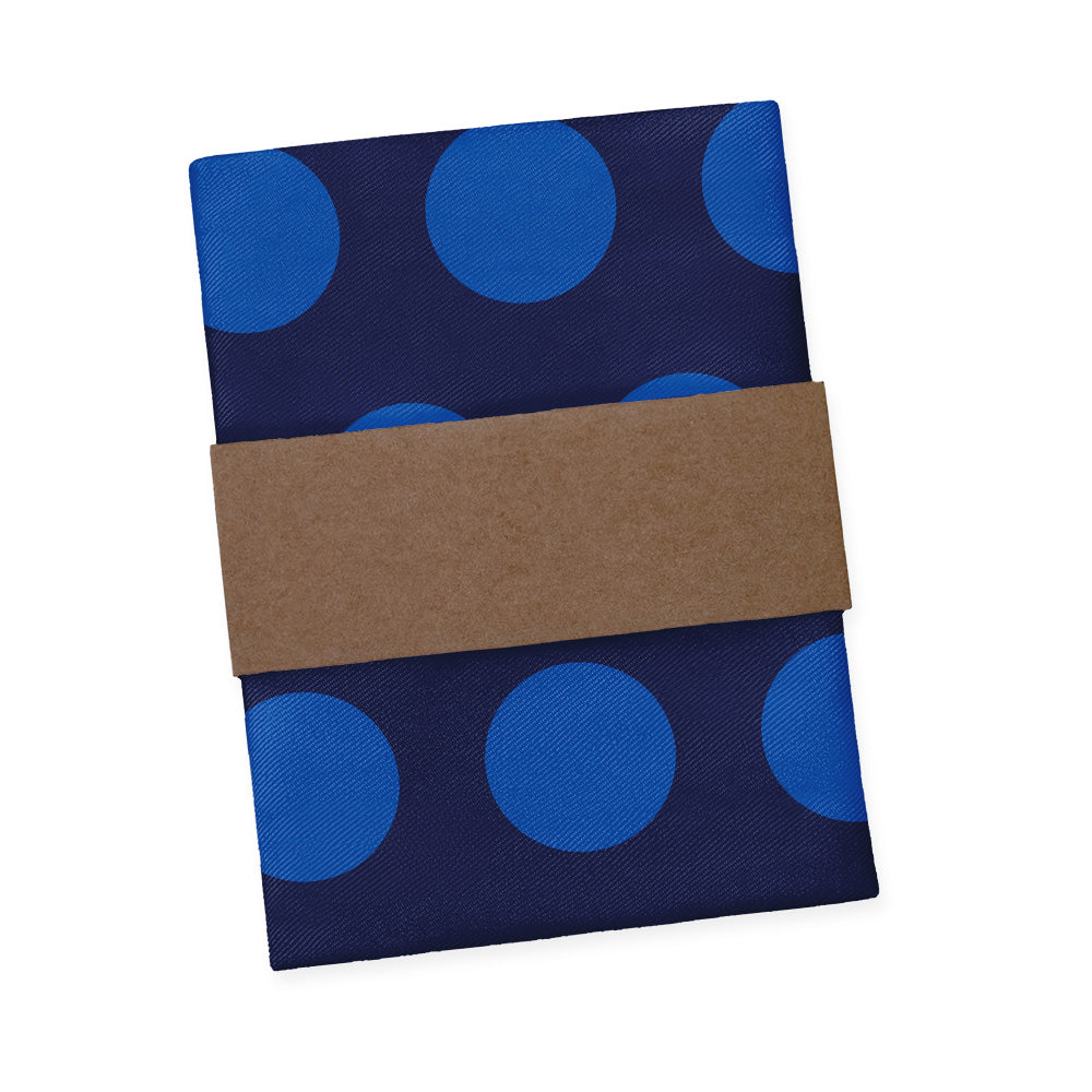 Big Polka Dots Pocket Square - Packaging - Knotty Tie Co.