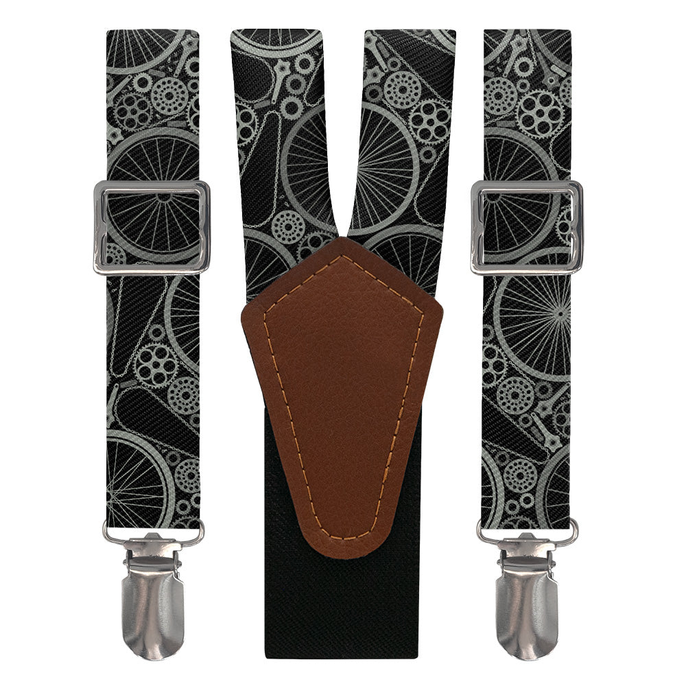 Bike Parts Suspenders - Main View - Knotty Tie Co.