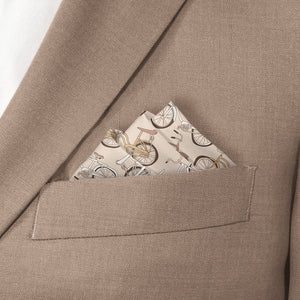 Bike Ride Pocket Square