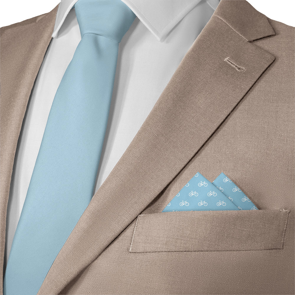 Bikes Pocket Square - 12" Square - Knotty Tie Co.