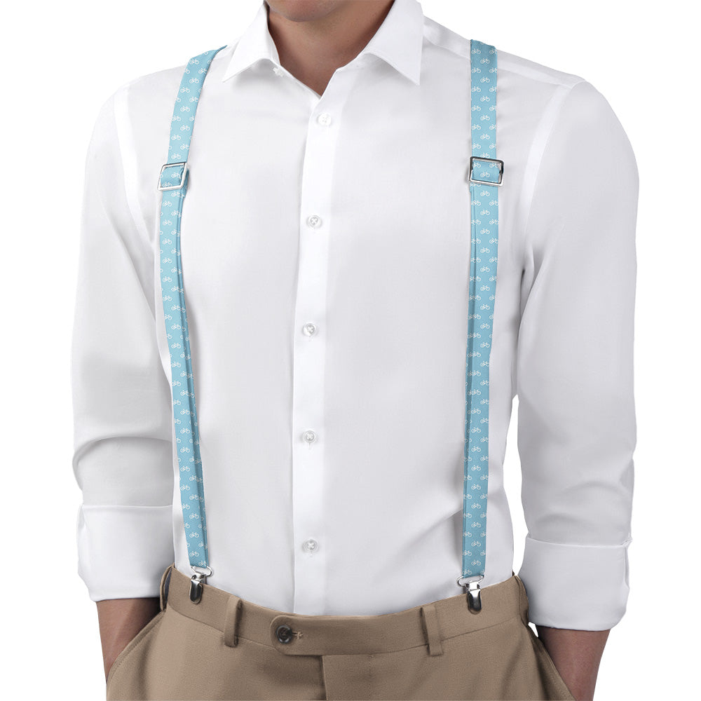 Bikes Suspenders - Main View - Knotty Tie Co.