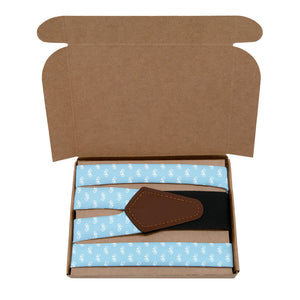 Bikes Suspenders - Kraft Gift Box Packaging - Knotty Tie Co.