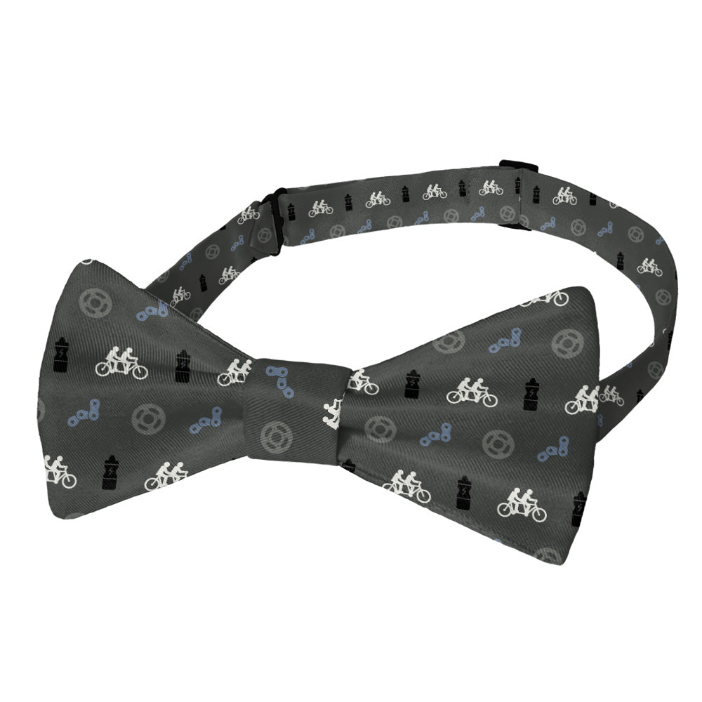 Biking With Friends Bow Tie - Adult Standard Self-Tie 14-18" - Knotty Tie Co.