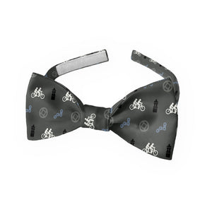 Biking With Friends Bow Tie - Baby Pre-Tied 9.5-12.5" - Knotty Tie Co.