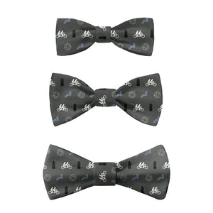 Biking With Friends Bow Tie - Kids Pre-Tied 9.5-12.5" - Knotty Tie Co.