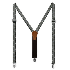 Biking With Friends Suspenders - Full Front View - Knotty Tie Co.