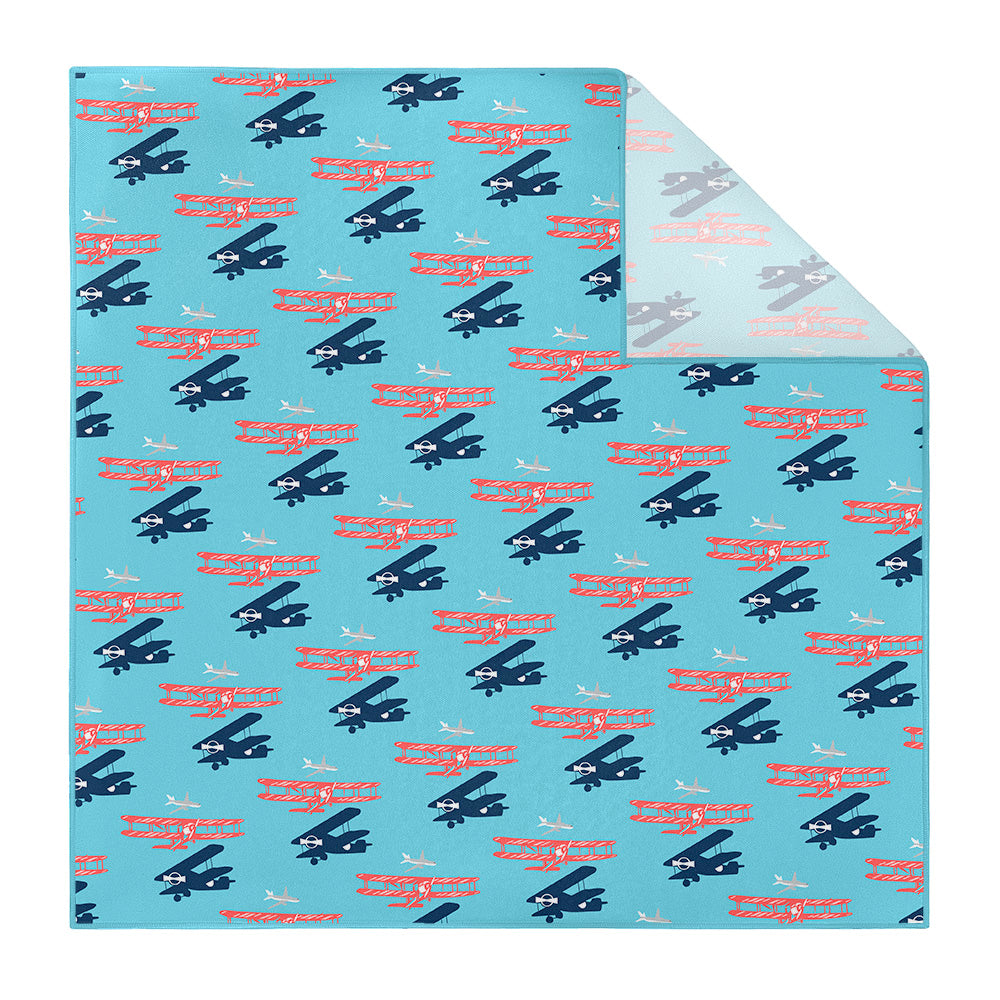 Biplane Pocket Square - Printed - Knotty Tie Co.