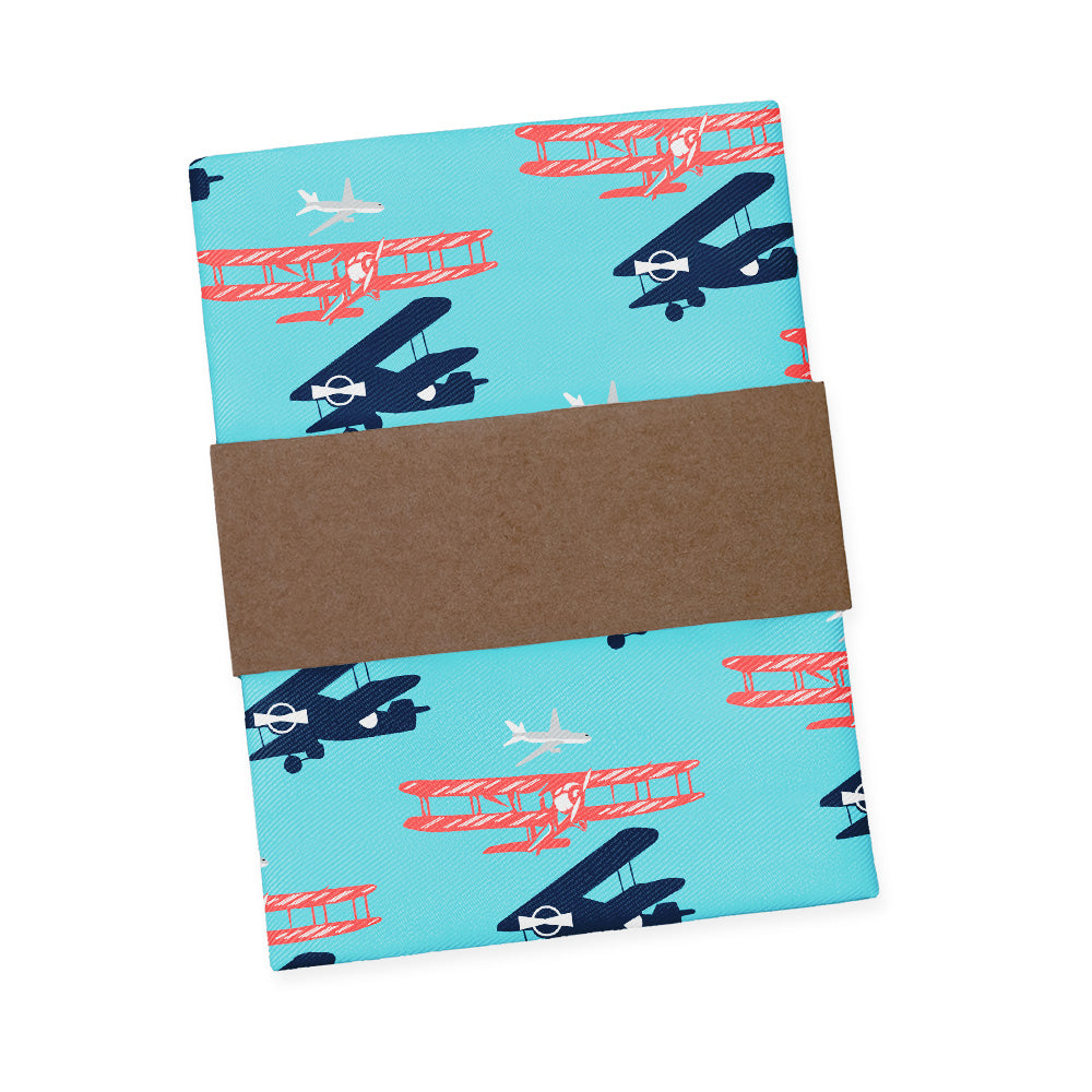 Biplane Pocket Square - Packaging - Knotty Tie Co.