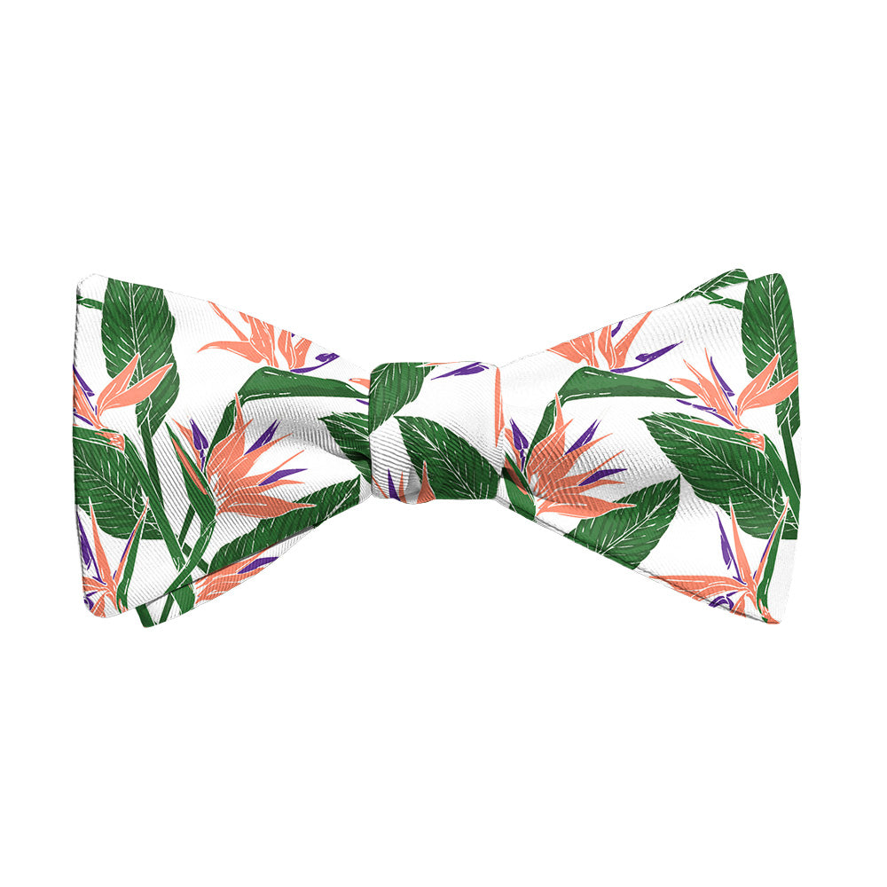 Bird of Paradise Bow Tie - Adult Standard Self-Tie 14-18" - Knotty Tie Co.