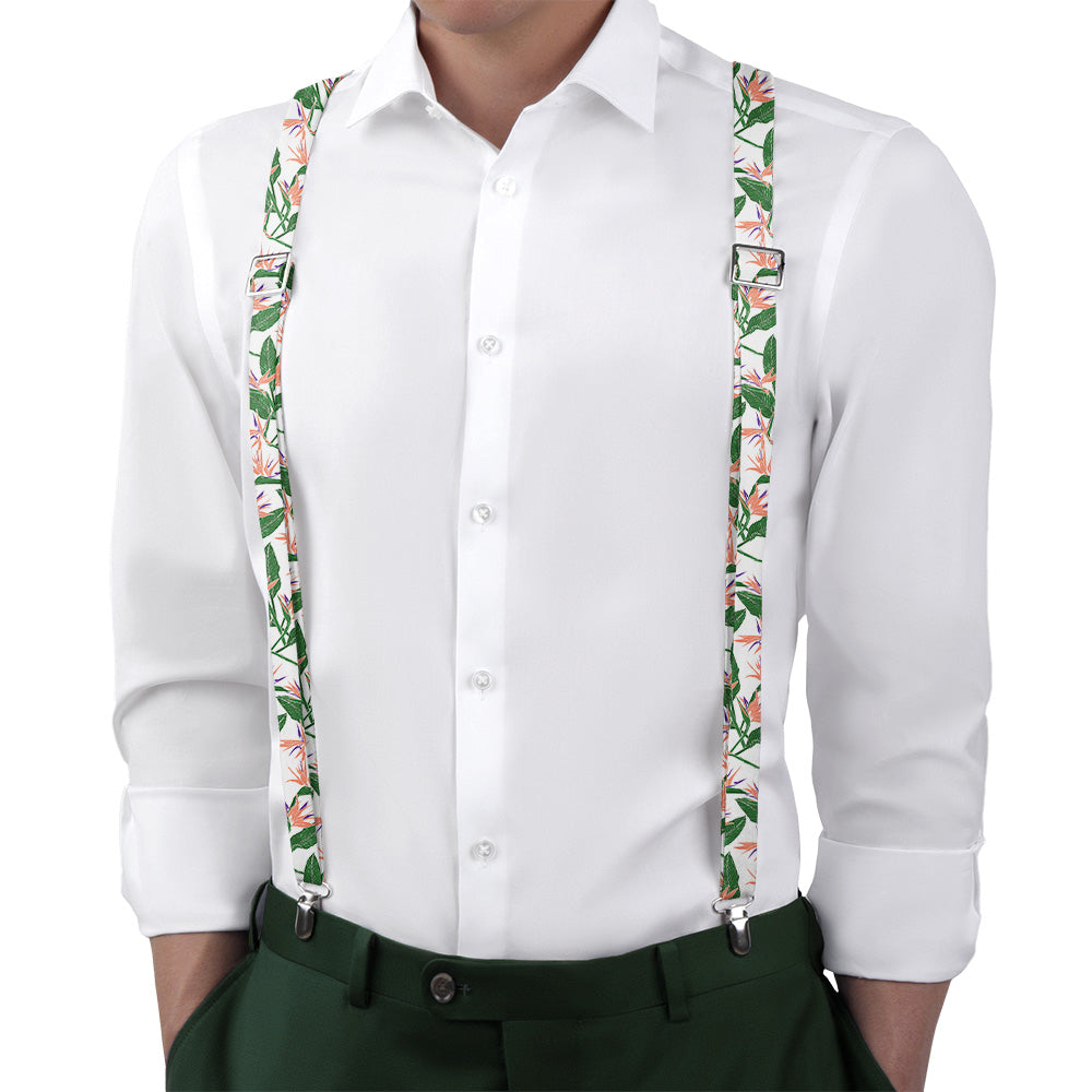 Bird of Paradise Suspenders - Main View - Knotty Tie Co.