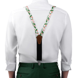 Bird of Paradise Suspenders - On Model Front View - Knotty Tie Co.