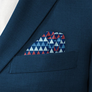 Bjorn Pocket Square - Wave Fold - Knotty Tie Co.