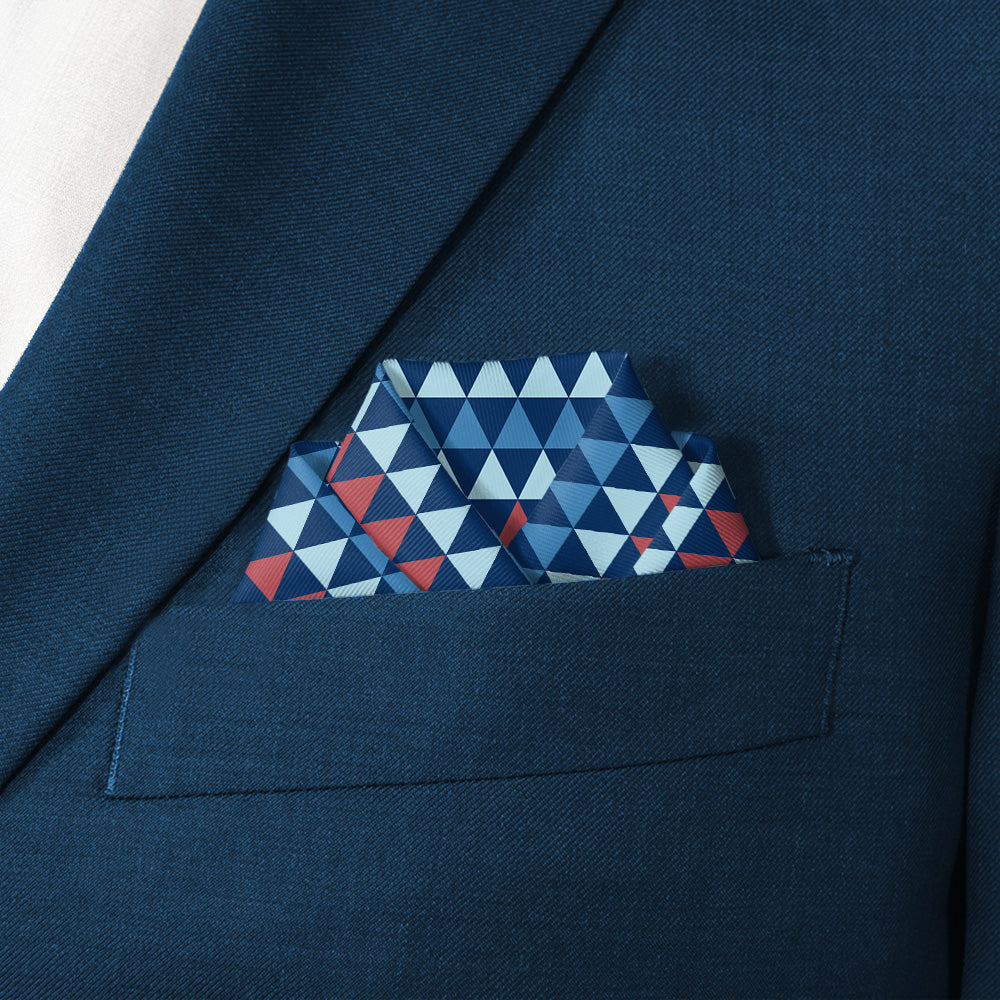 Bjorn Pocket Square - Scalloped Fold - Knotty Tie Co.