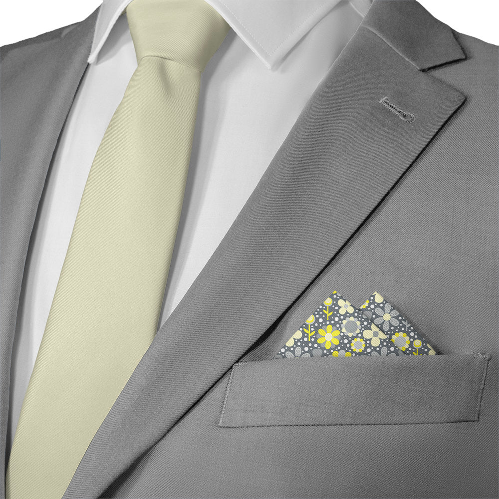 Bloom Floral Pocket Square - 12" Square - Knotty Tie Co.