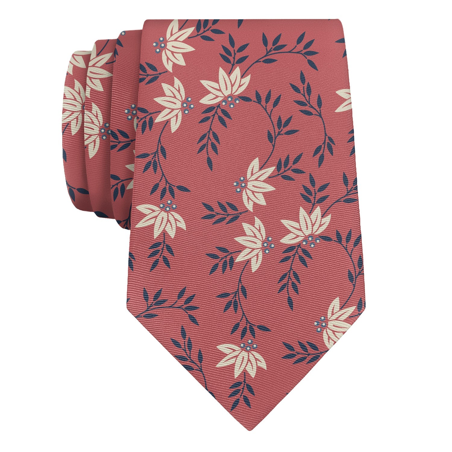 Blossom Heritage Necktie - Rolled - Knotty Tie Co.