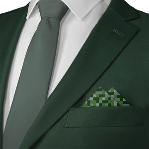 Blur Geometric Pocket Square - Matching Necktie- Knotty Tie Co.